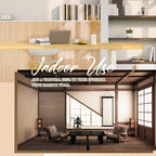 Juexica 1 Pcs Natural Bamboo Wall Panel - Image 4