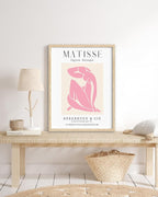 HesenDot Unframed Matisse Pink Wall Art, 12x16in Canvas Prints Poster, - Image 3
