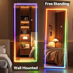 Hasipu 79"x35" LED RGB Bluetooth Full Length Mirror - Image 7