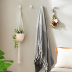 Felidio Wood Wall Hooks, 4 Pack Coat Hooks Wall Mounted, Rustic Wooden Heavy - Image 6