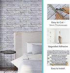 Commomy 3D Brick Wall Panels Peel and Stick - Image 4