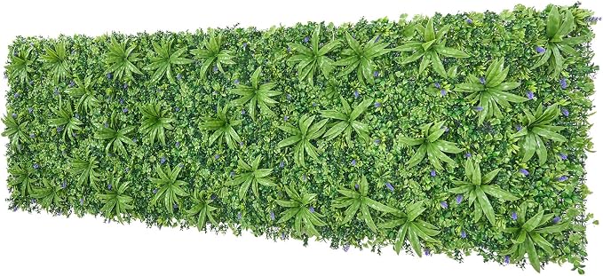 VEVOR Artificial Plant Wall, 40 x 120 in Artificial Boxwood Panels, Sun - Image 9