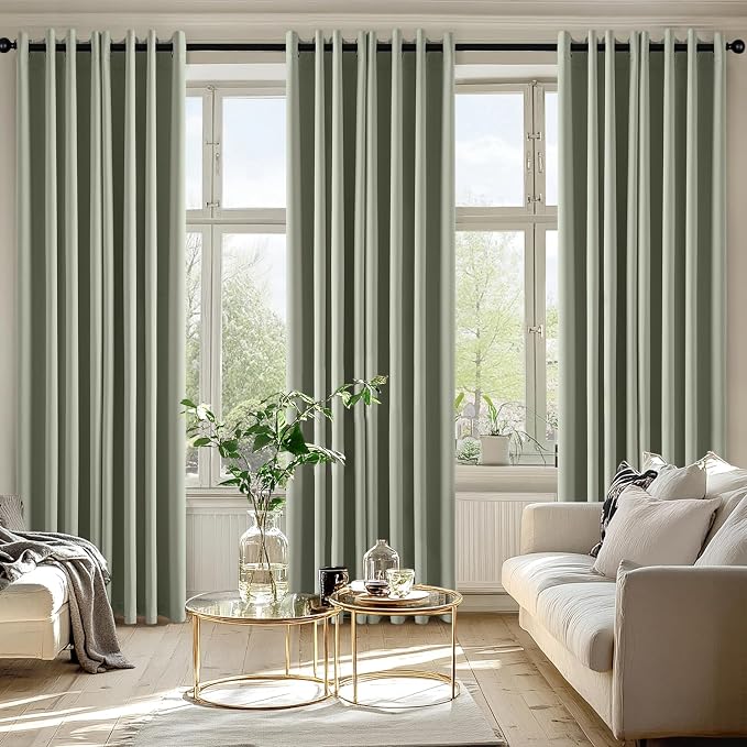 MIULEE Blackout Curtains for Bedroom Living Room 2 Panels, Thermal Insulated - Image 6