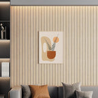 Arthome Peel and Stick Slat Wall Panels 15.7 "x240, Self-Adhesive PVC Wood - Image 2