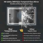 60"x36" LED Bathroom Mirror - Image 7