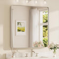 TETOTE Brushed Nickel Mirror 36 x 36 Inch by TETOTE