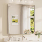 TETOTE Brushed Nickel Mirror 36 x 36 Inch by TETOTE