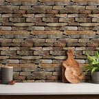 3D Faux Stone Wall Panels Peel and Stick, Stone-Look Textured Wall Sticker - Image 7