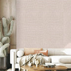 Yancorp 10ft Textured Fabric Wallpaper Faux Grasscloth Khaki Peel and Stick - Image 2