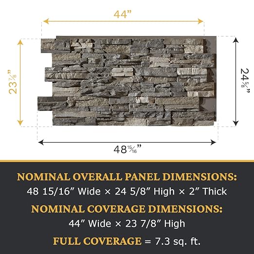 AZ Faux AZ Faux High-Density Polyurethane Faux Stone Wall Covering Panels - Image 3