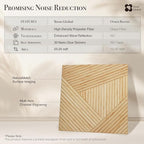 Soon Global Acoustical Wall Panels, 6-Piece 23.62 X 23.62 Inches Art Acoustic - Image 6