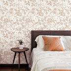 JiffDiff Vintage Peel and Stick Wall Stick，Champagne Wallpaper Rose Removable - Image 2