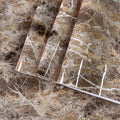 BAYYA Extra Wide Marble Granite Peel and Stick Wallpaper Brown Thicken by BAYYAPeelandStickWallpaper