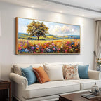 hyidecorart Large Framed Wall Art, Spring Landscape Wall Art, Nature Tree - Image 2