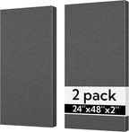 Olanglab Sound Acoustic Panels 2 Pack, Large Sound Proof Panels by Olanglab