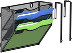 Kuntine.B Wall File Organizer Office Hanging Magazine Holder Wall File Organizer by KuntineB