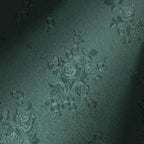 Erfoni 118"x17.7" Dark Green Wallpaper Thicken Floral Embossed Contact Paper by Erfoni