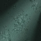Erfoni 394"x17.7" Dark Green Floral Embossed Wallpaper by Erfoni