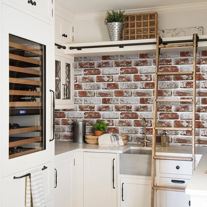 Commomy Faux Brick Peel and Stick Wall Panels - Image 9