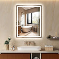 28x36 Inch LED Lighted Bathroom Mirror by Unknown