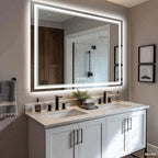 EOGOW LED Bathroom Mirror with Lights, 3 Colors Bathroom Mirror, Wall Mounted by EOGOW