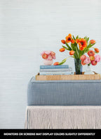 NuWallpaper x Social Social Whisper Blue Classic Faux Grasscloth Peel & Stick - Image 2