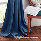 NICETOWN Navy Blue Velvet Curtains 84 inches - Image 8