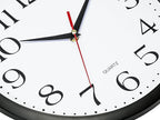 Bernhard Products Black Wall Clock Silent Non Ticking 12 Inch Quality Quartz - Image 2