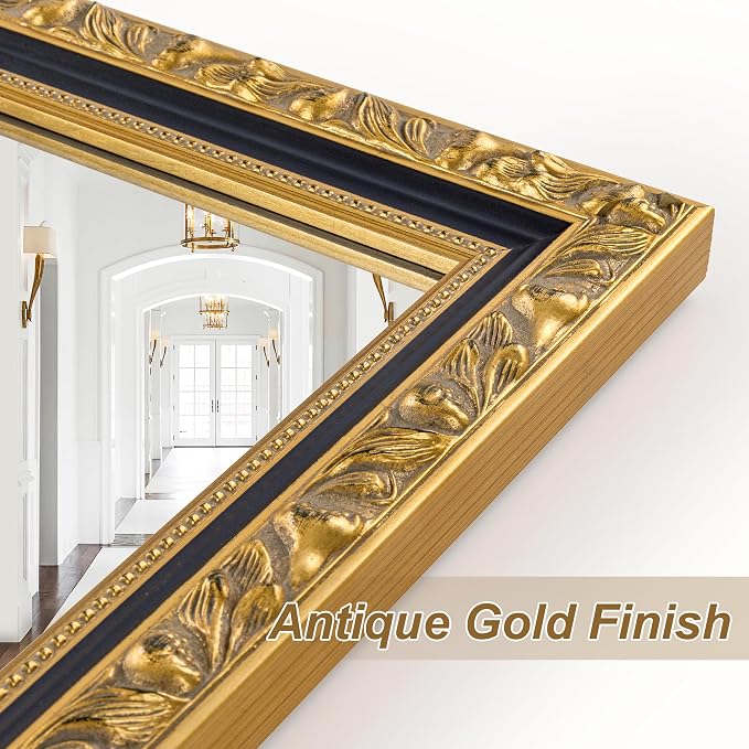 Large Vintage Decorative Mirror - Image 3