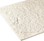 5-Pack 3D Faux Stone Wall Panels, PU Cement-Texture Wainscoting Panels - Image 3