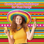 Kochorie 100 Ft x 54 Inch Mexican Fiesta Party Tablecloth Roll - Image 5