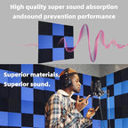 56 Pack Acoustic Foam Panels |1 "x12 "x12" Rapid Recovery Acoustic Wall Panels - Image 5