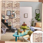 12PCS 3D Wall Panels Peel and Stick Foam Faux Brick Wall Panels, Self-Adhesive - Image 6