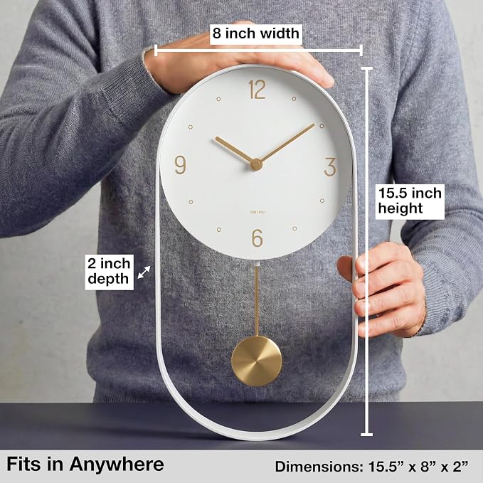 Driini Modern Pendulum Wall Clock - Image 3