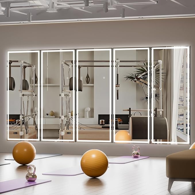 Hasipu Full Length Mirror with Lights, Full Body Dressing Hanging Mounted Mirror - Image 9