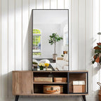 KOCUUY Bathroom Mirror, 24x40 Inch Black Mirror - Image 5