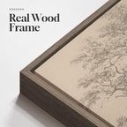 Large Vintage Framed Neutral Landscape Wall Art - Image 5