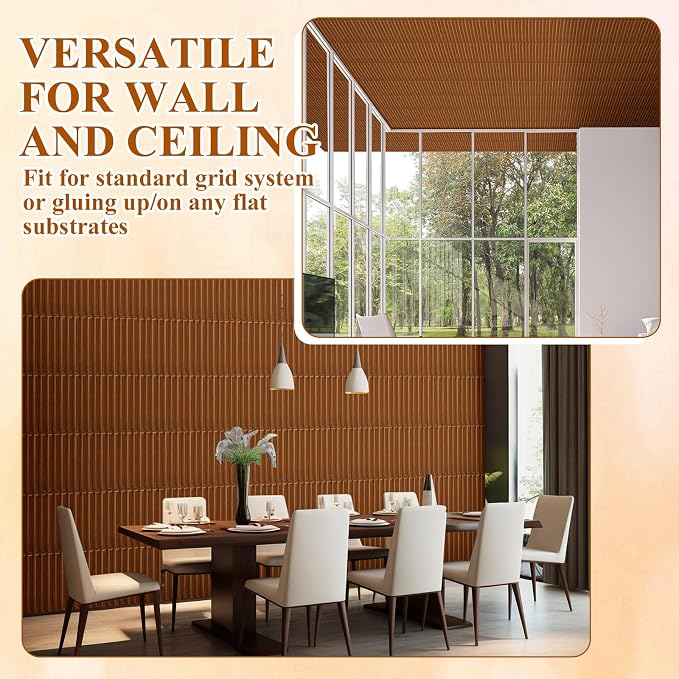 Nuanchu 32 Pcs 3D Wall Panels for Interior Wall Decor, 32 Sq. ft Coverage - Image 6