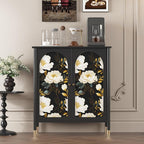 Extra Long Dark Floral Peel and Stick Wallpaper, 17.5In x 393In Vintage Big - Image 8