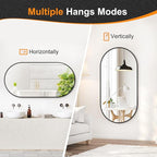 Delma Bathroom Wall Full Length Mirror - Image 6
