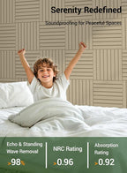 Waister 12 Pack Soundproof Wall Panels, 0.47 inch Thicker High Density Acoustic - Image 4