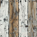FLFK Wood Wallpaper Peel and Stick Gray-White and Brown Shiplap Wall Paper by FLFK