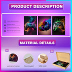 BGFCE Gaming Room Decor Canvas Wall Art Set of 3 - Image 3