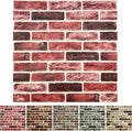 10-Pack 52 Sq.Ft 3D Wall Panels Peel and Stick 3D Faux Brick Wallpaper Peel and by YLLYLL