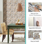 Commomy 10 Pcs 3D Stone Wall Panels Peel and Stick - Image 5