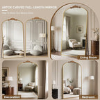 Antok Arched Full Length Mirror, Full Body Mirrors - Image 6
