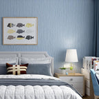 Haimin Grasscloth Wallpaper Textured 24in X 393in Fabric Contact Paper Grey - Image 5