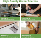 NATURE'S SOURCE Corner Floating Shelves - Image 6