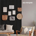 Olanglab Wood Wall Panels 4 Pack, Wood Slat Acoustic Wall Panels, 94.5"x12.6" - Image 6