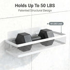 PUSDON 5-in-1 16.5" Extra Long Slim Wall Mount Wrapped Mesh Kitchen Organizer & - Image 6